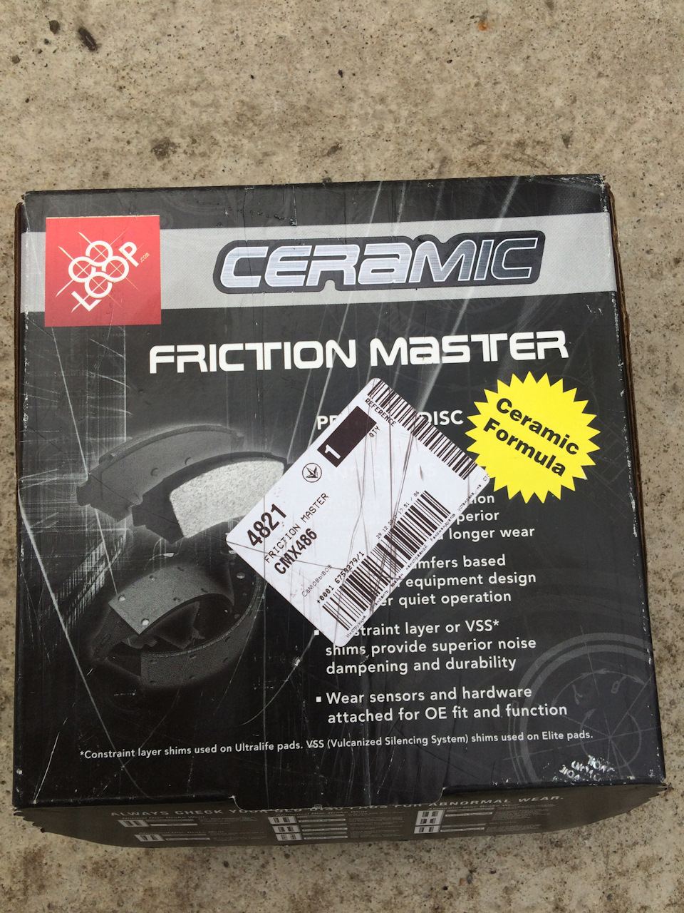 Керамічні колодки Friction Master 3