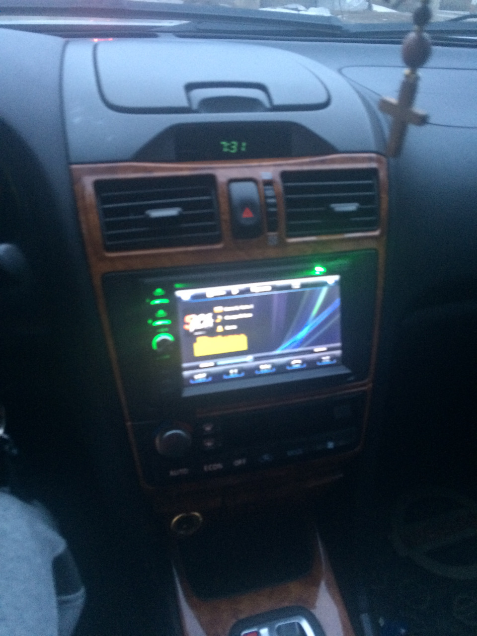 Установка 2Din Incar7740 5