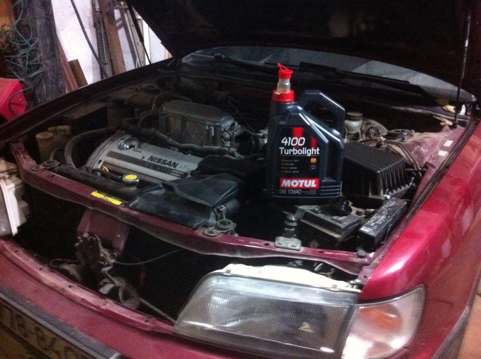 Заміна мастила ДВС Motul 4100 10w-40 1