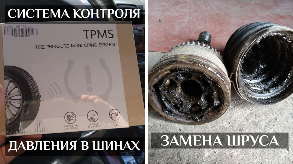 Система контролю тиску в шинах (TPMS) + заміна ШРУСу 1