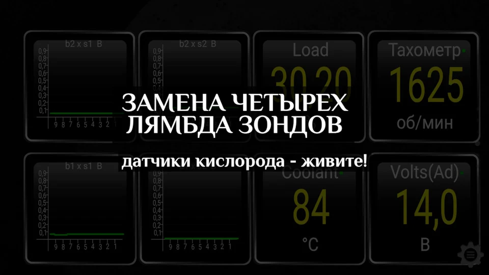 Заміна всіх 4х лямбд (другі з емуляторами) + а от і неодружені