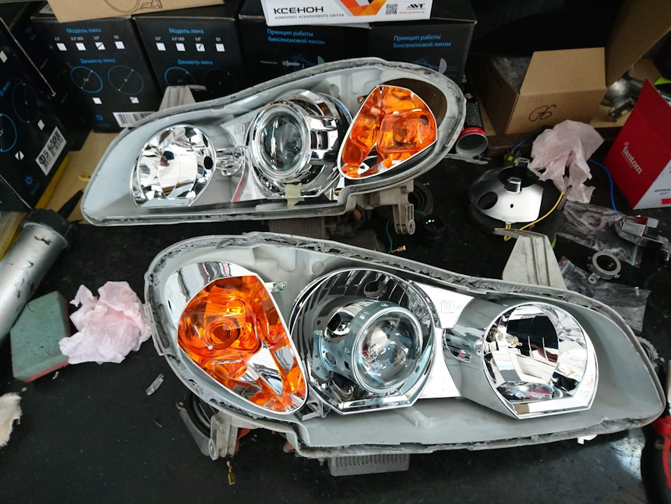 Встановлення лінз 3 дюйми, Xenon ближній, LED далекий. 5