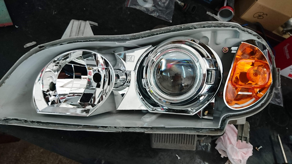 Встановлення лінз 3 дюйми, Xenon ближній, LED далекий. 4