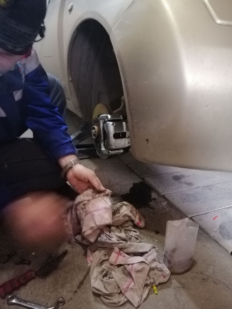 Заміна правого гальмівного супорта Mikra K12 2