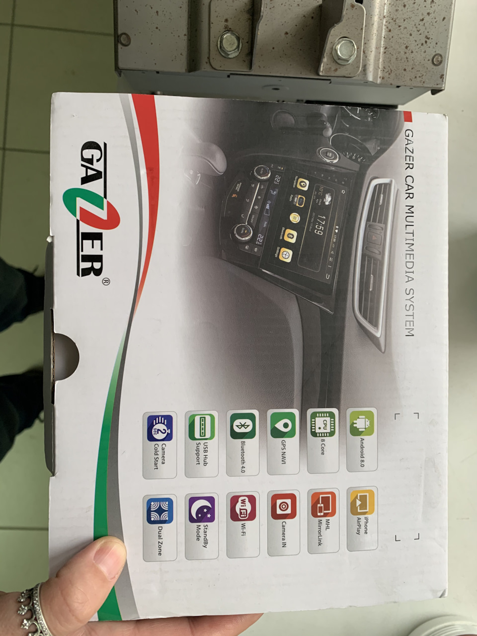 Ставимо 2 DIN магнітолу Gazer в мікробчик k12 2