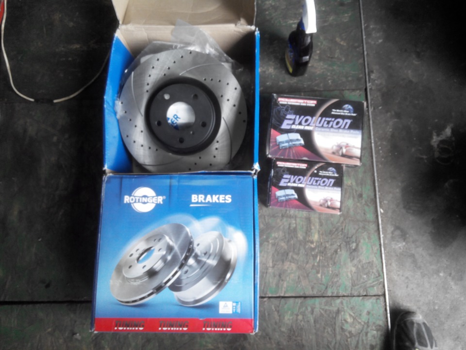 Power stop колодки+Rotinger гальмівні диски. 1