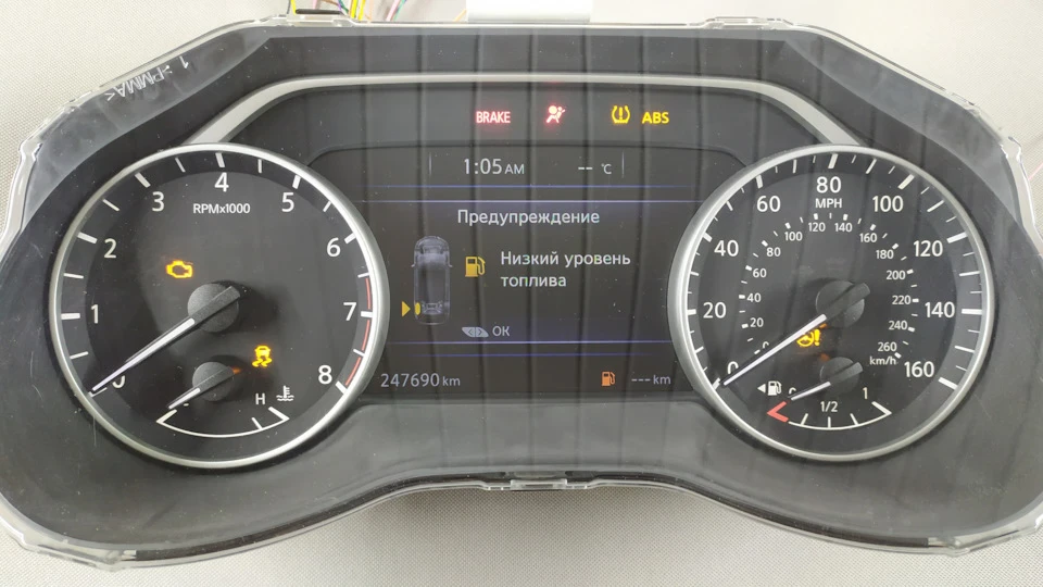 Русифікація панелі приладів Murano Z52 USA