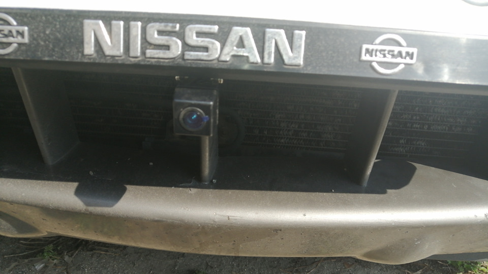 Встановлення передньої камери nissan murano 4