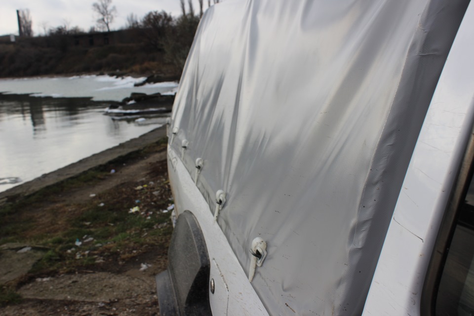 Тент на кузов Nissan Navara. 5