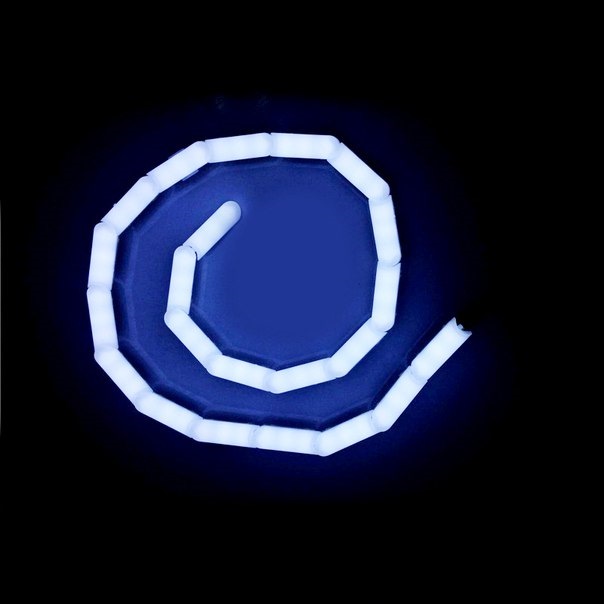 NEW! Гнучкі денні ходові вогні Snake shape LED strip daylight DRL 1