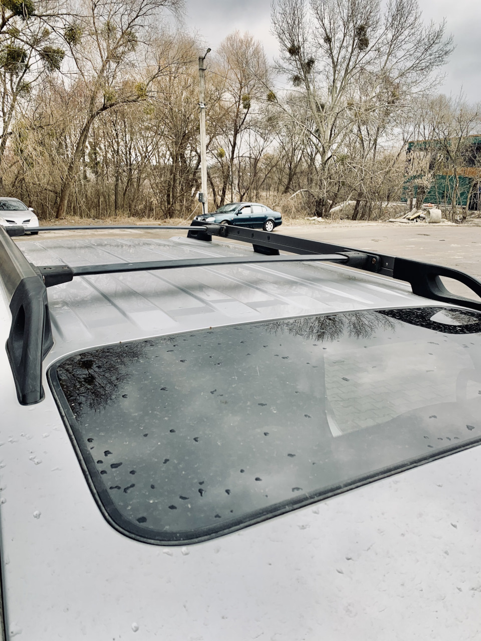 Прикупив тут на розбиранні пару ніштяків, молдинги на двері і поперечки на дах 3