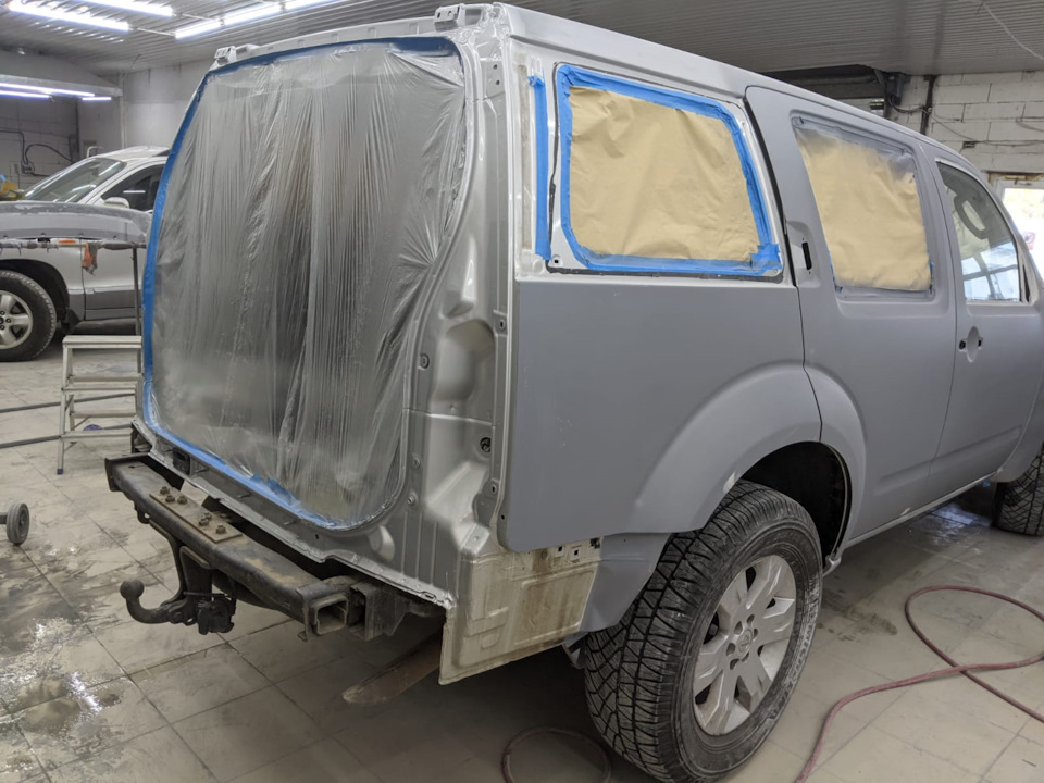Процес плавно переходить від підготовки до фарбування... 3