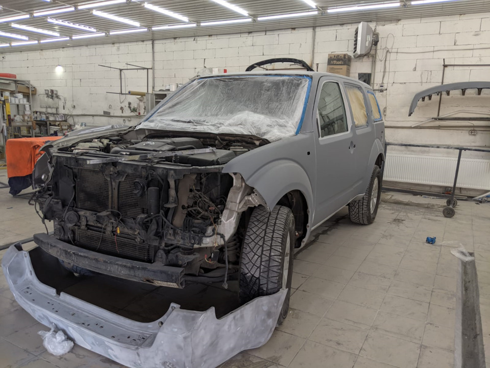 Процес плавно переходить від підготовки до фарбування... 2