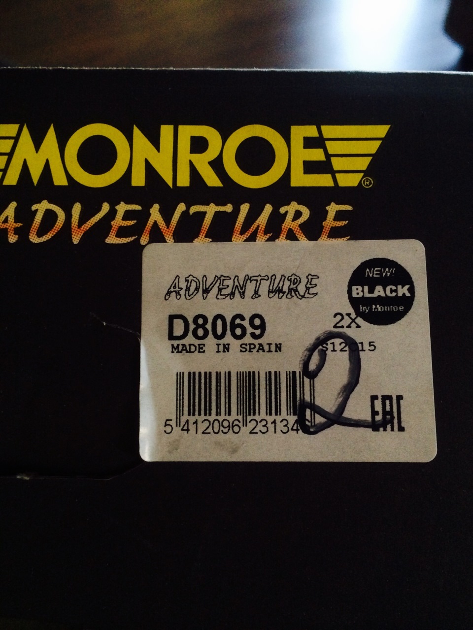 Амортизатори Monroe Adventure в коло та задні верхні кульові SIDEM 4