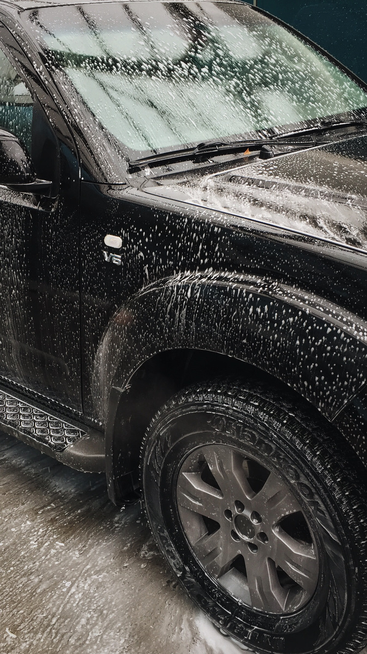Pathfinder на зимових шинах 275/65r17 hankook 4
