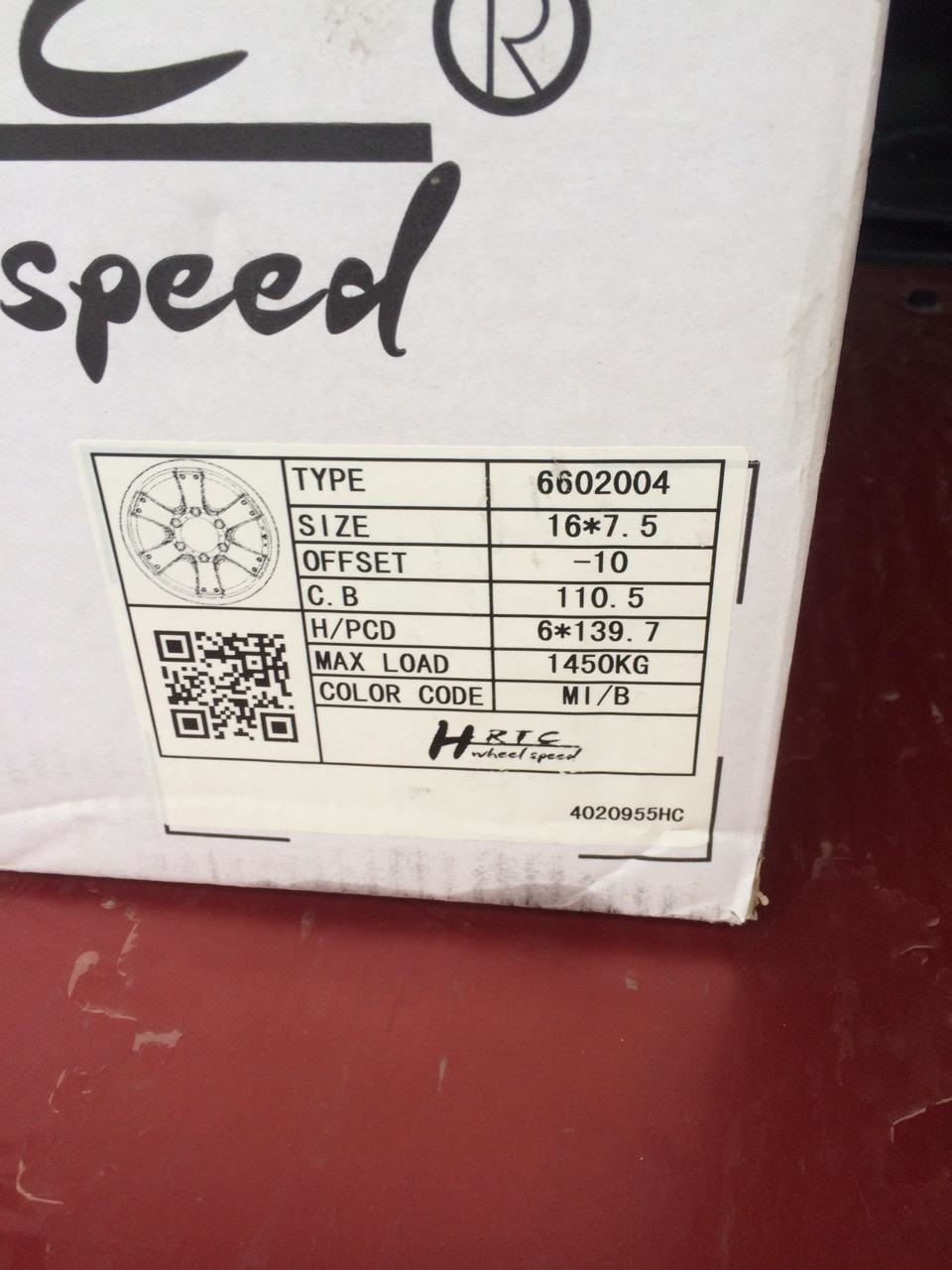 Диски HRTC Trojan R16 139.7x6 ET-10 7.5J DIA110.5 3