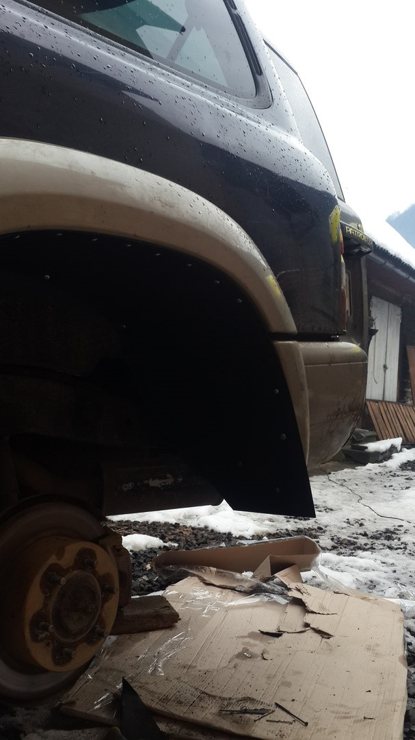 УСТАНОВКА ЗАДНИХ ПІДКРИЛЬОК НА ПАТРОЛ Y61 3