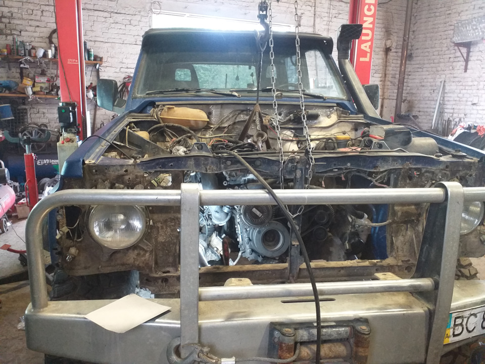 Встановлення двигуна BMW m57 у Nissan Patrol k260/y60 2