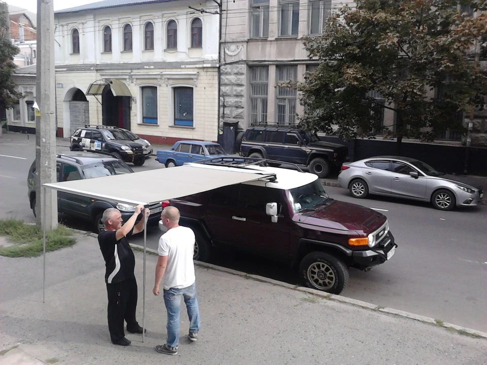 Тент маркіза на автомобіль своїми руками.