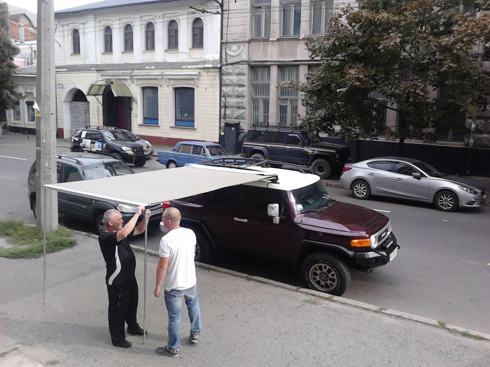 Тент маркіза на автомобіль своїми руками. 1