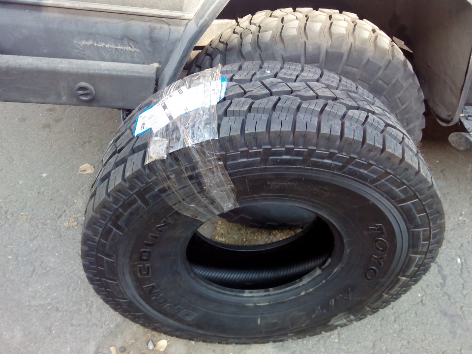 Придбав по акції коліщатка 35\12.5 R 15 Toyo Open Country 4