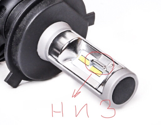 Заміна ламп розжарювання H4 на LED лампи Carlamp H4 Night Vision 9-32V, 4000LM 1