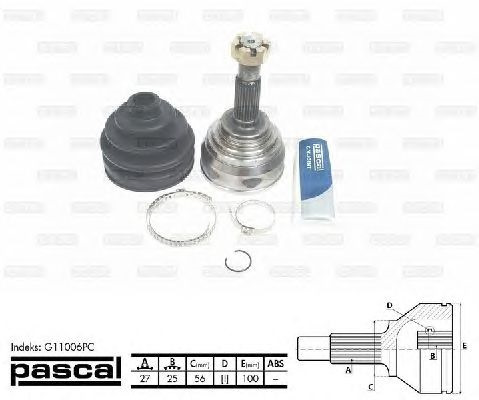 Шрус PASCAL G11006PC 1