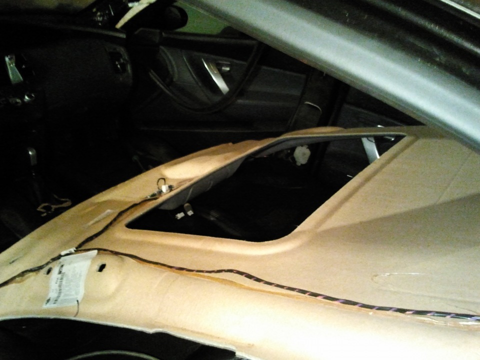 Повна знешумка даху авто. Nissan primera p12 1