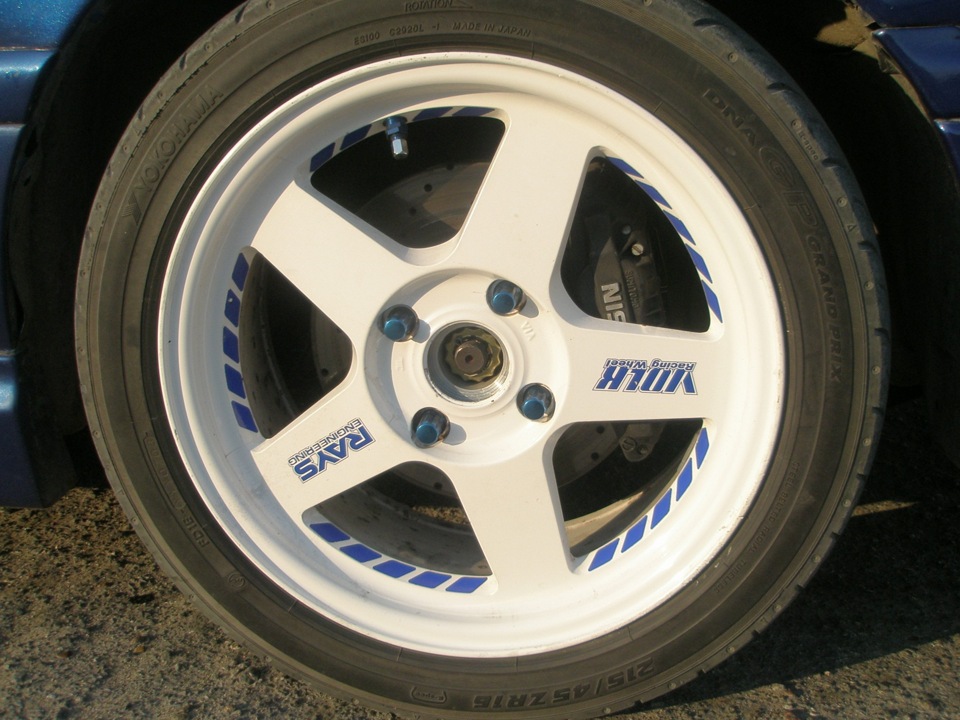 Диски VOLK RAYS TE37 вже на машині 4