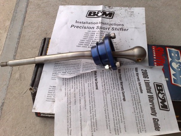 Short Shift B&M та Shift Nismo Titanium 1