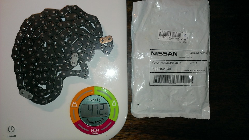 Ланцюг ГРМ. OEM Nissan vs Ruville 4