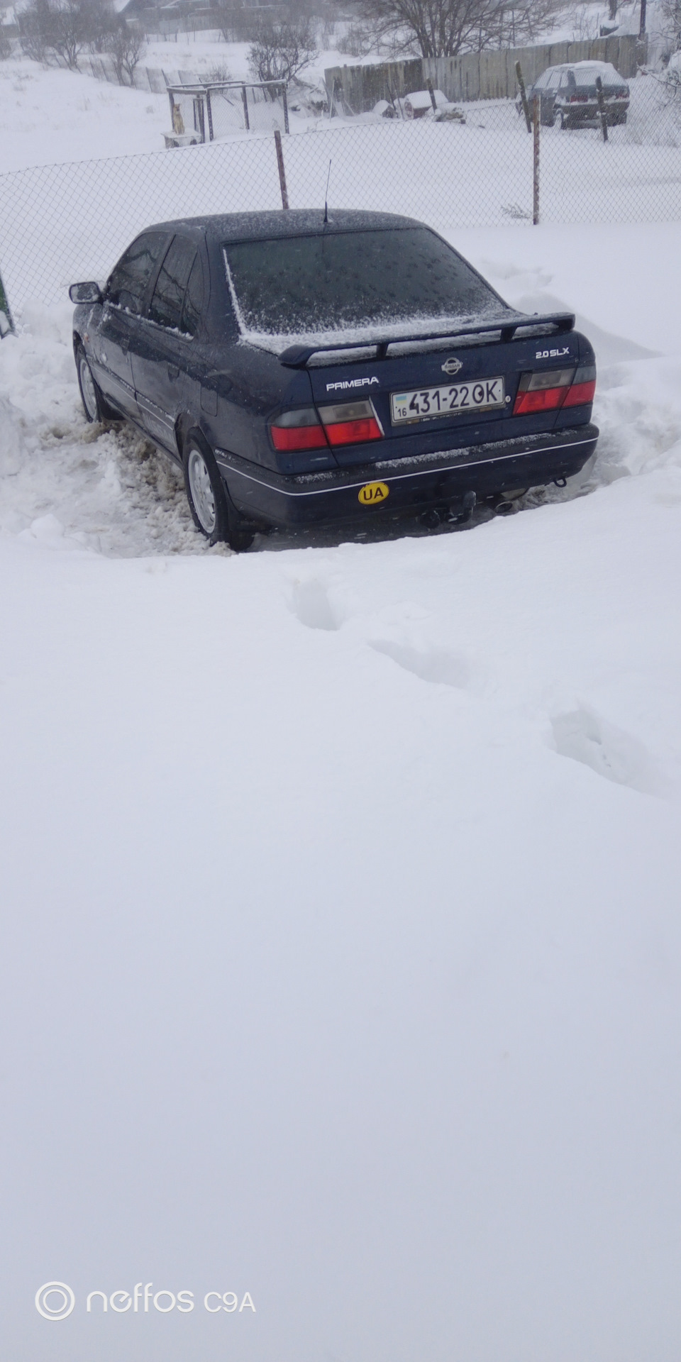 Спойлер від Audi 80 на Nissan Primera p10 5