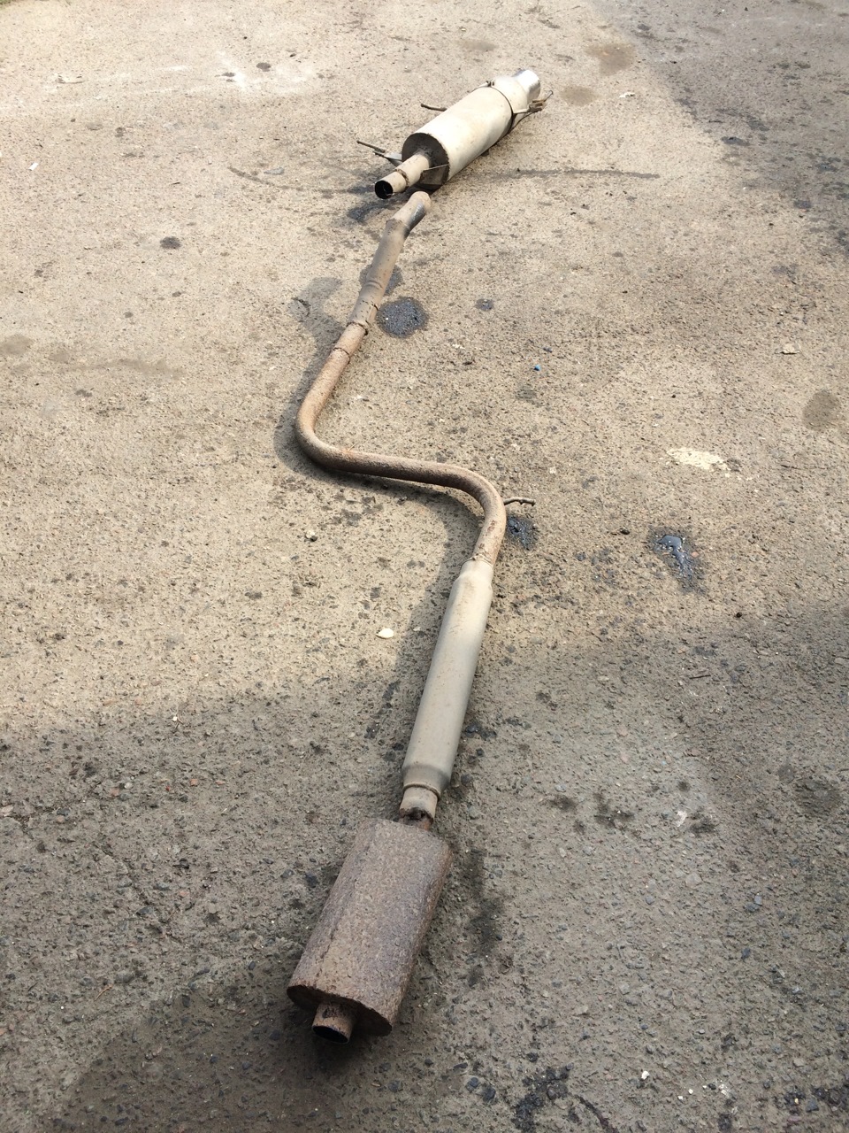 Встановлення Impul jasma exhaust gas manifold 1