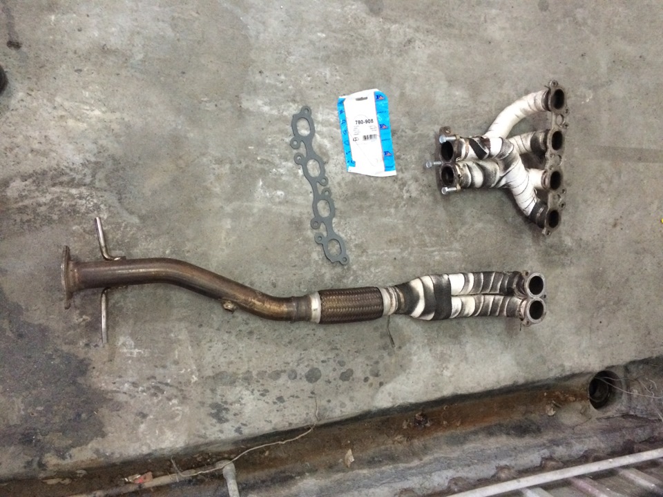 Встановлення Impul jasma exhaust gas manifold 4