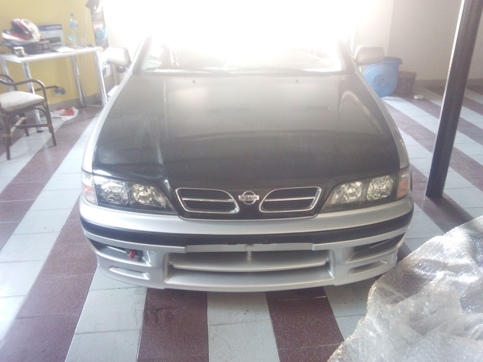 Front bumper installed. 3