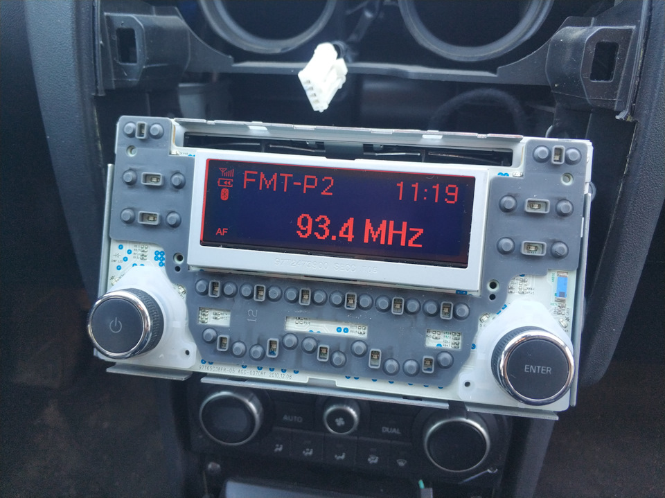 Заміна жк екрану магнітоли Daewoo 4