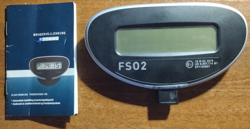 Годинник Brugervejledning P-watch FS02 1