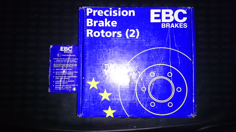 38. Тормозні диски та колодки EBC Brakes! 1