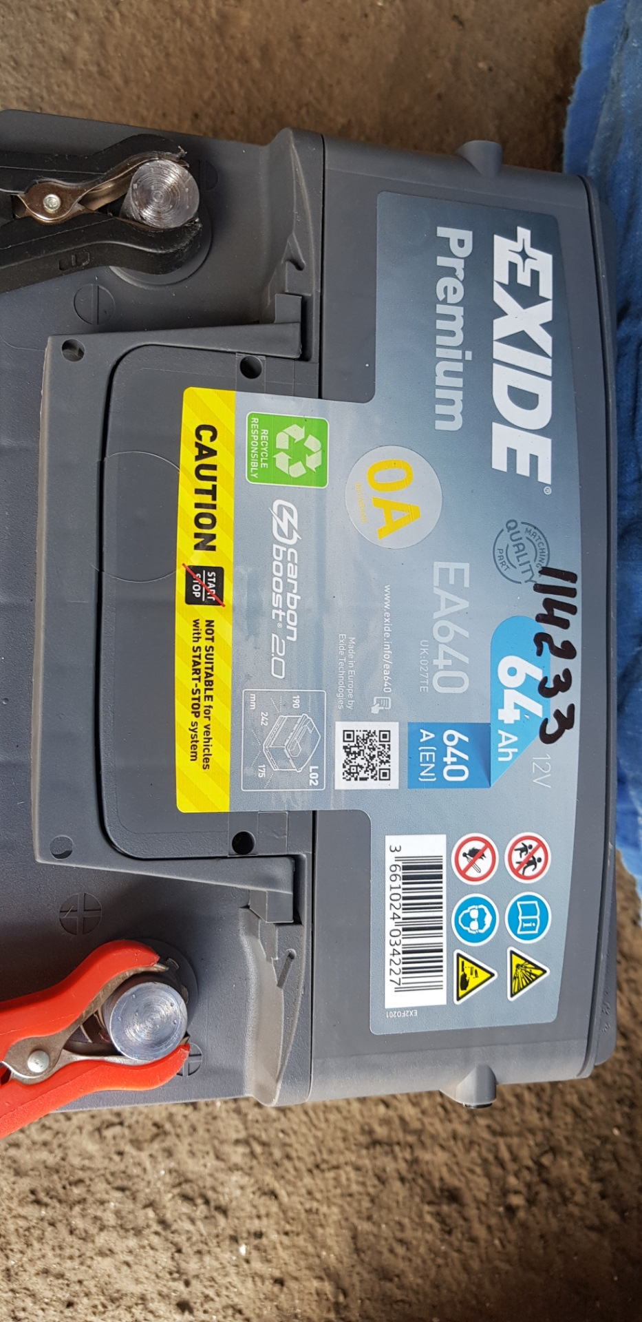 88. Exide 6СТ-64 Premium EA640 1