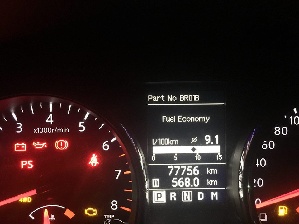 Тест панелі приладів j10 2