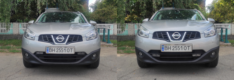 Qashqai J10 UA - LED дод. фари Лідер S13-35W вибір місця встановлення 3