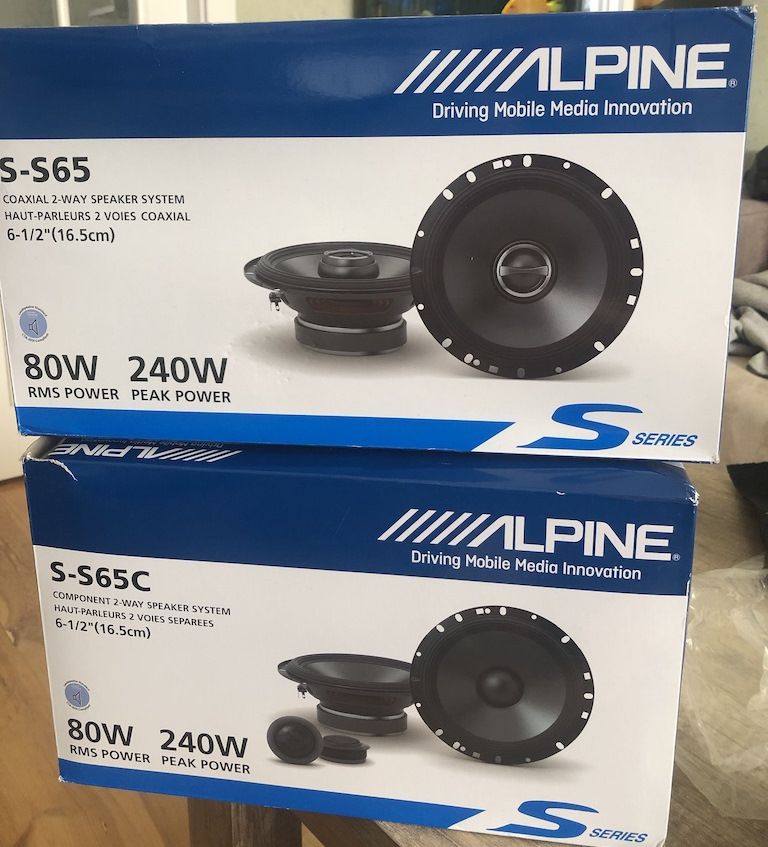 Динаміки Alpine S-S65C + Alpine S-S65 і трохи ШВІ 4