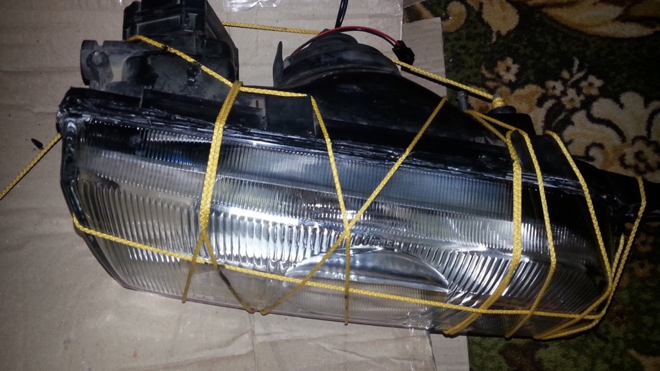 Бі лінзи InfoLight G5, установка ч. 2 Nissan Sunny N14 5