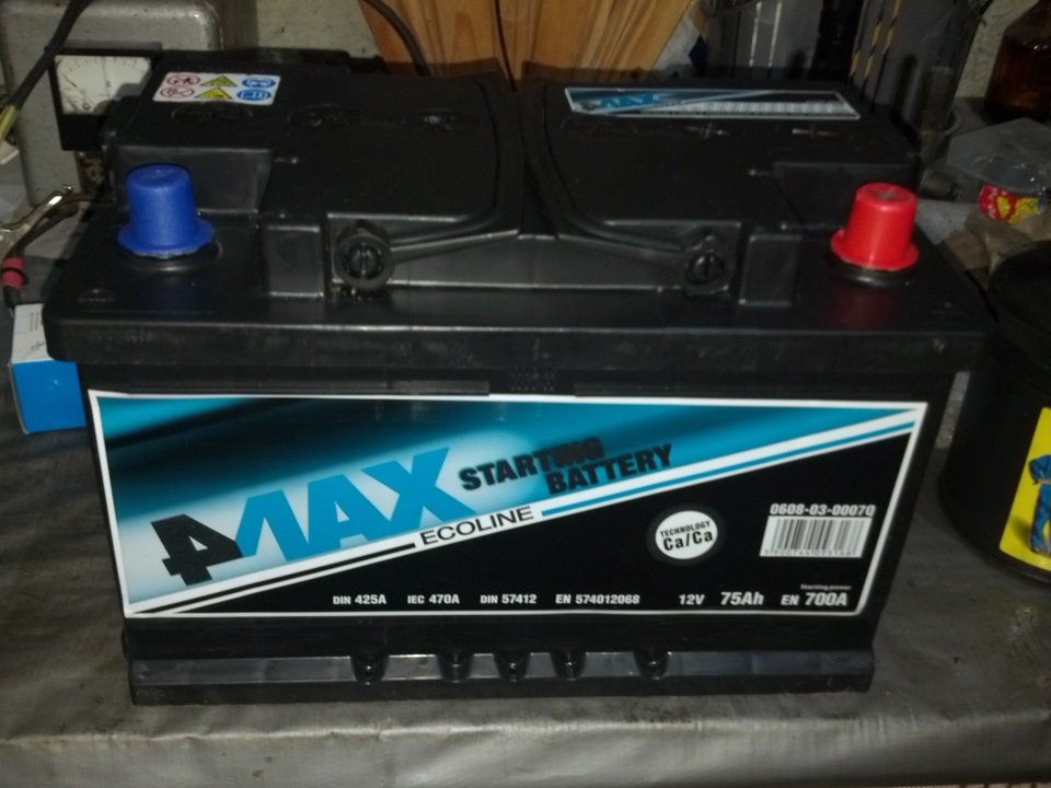 Акумулятор Ecoline 75Ah/700A 4-MAX 2