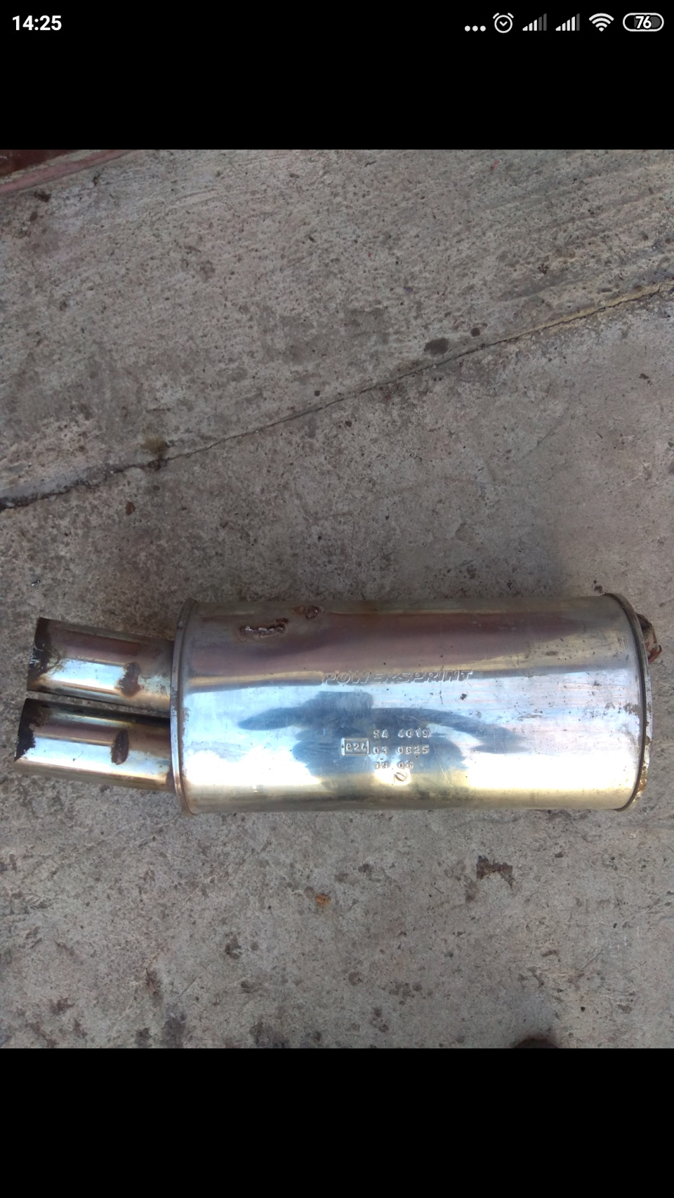 HKS jasma muffler hi power. 2