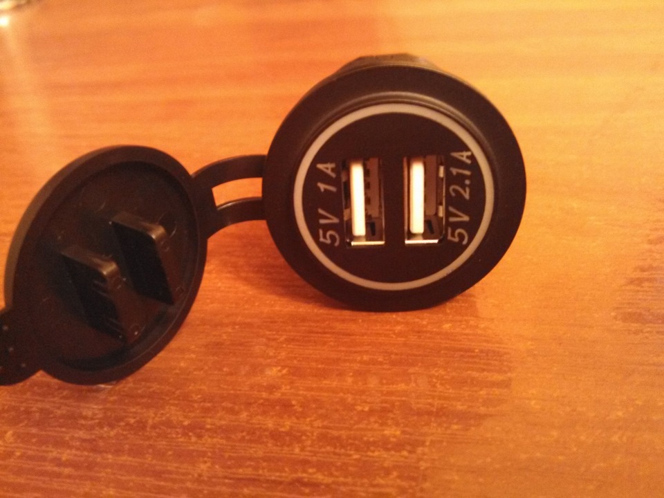 USB розетка вместо прикуривателя 4