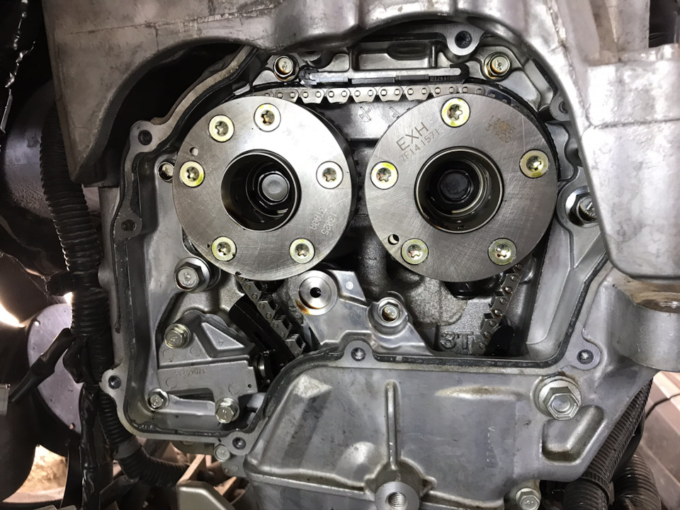Регулювання клапанів Nissan Rogue 2.5 QR25DE 1