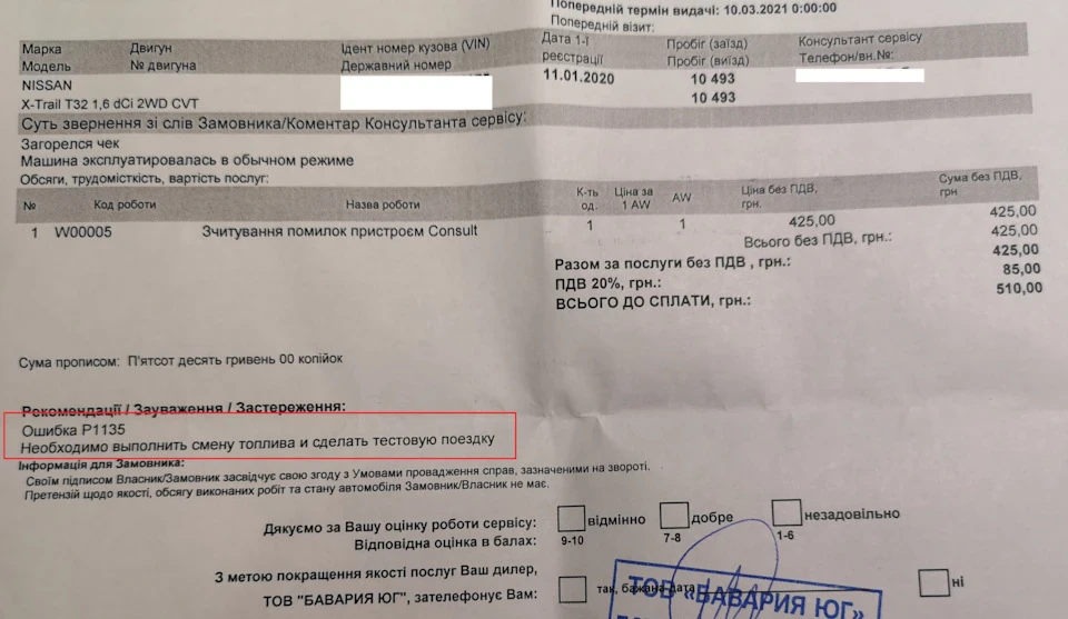 Check engine частина 2.