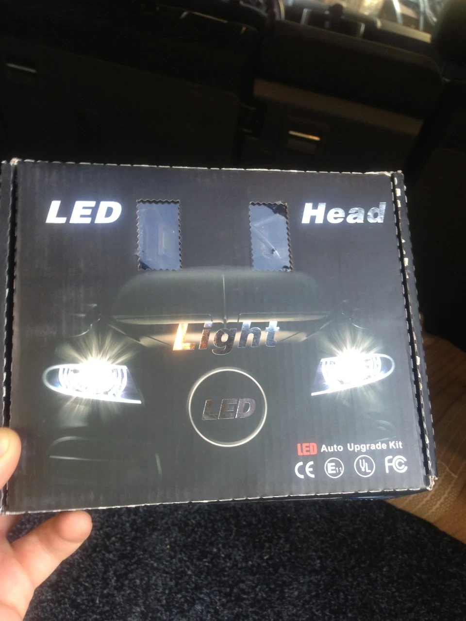 Установка LED HEAD доїодних ламп у ПТФ