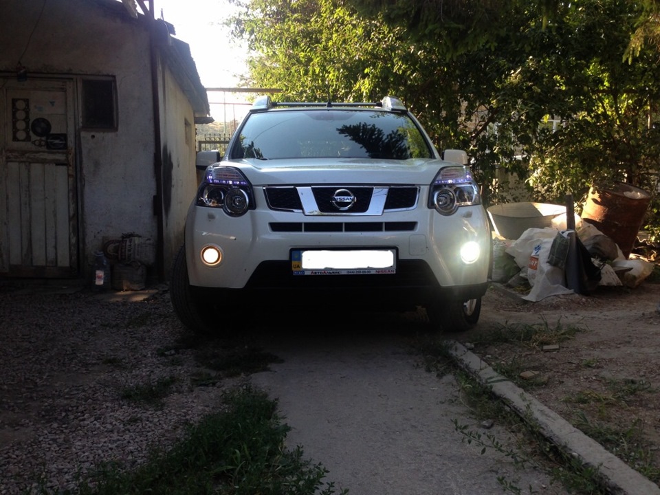 Установка LED HEAD доїодних ламп у ПТФ 4